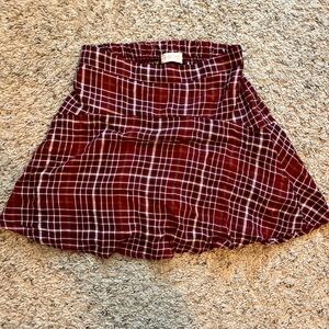 ALTAR’D STATE RED PLAID SKIRT